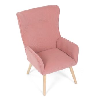 Kreslo ušiak PINK2, ružová