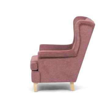 Kreslo ušiak PINK2, ružová