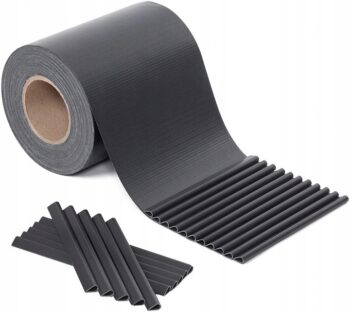 Krycia páska na plot s rozmermi 19 cm x 35 m - čierna 1ks