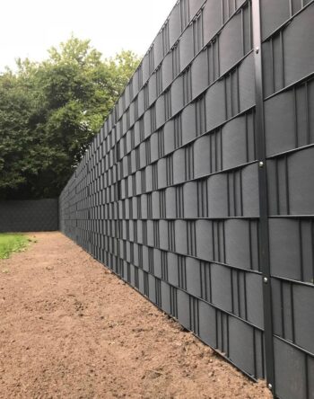 Krycia páska na plot s rozmermi 19 cm x 35 m - čierna 1ks