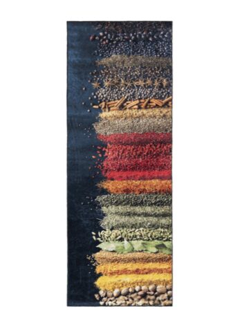 Kuchynský koberec v sýtych farbách korenia Šírka: 80 cm | Dĺžka: 300 cm