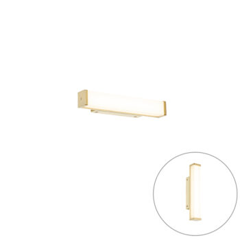 Kúpeľňová nástenná lampa mosadz 32 cm vrátane LED IP44 - Cascada