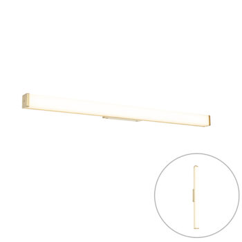 Kúpeľňová nástenná lampa mosadz 92 cm vrátane LED IP44 - Cascada
