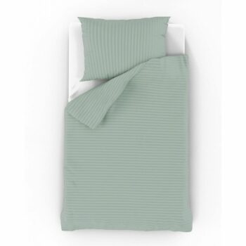 Kvalitex Saténové obliečky Stripe olivová, 240 x 220 cm, 2 ks 70 x 90 cm