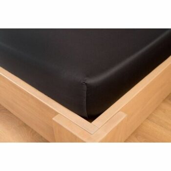Kvalitex Saténové prestieradlo Luxury collection čierna, 220 x 200 cm