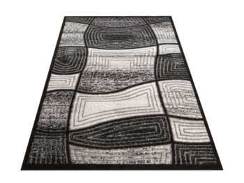 Kvalitný hnedý koberec v modernom designe Šírka: 60 cm | Dĺžka: 100 cm