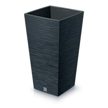 Kvetináč FURU SQUARE 39,5 cm, antracitová, 39 cm