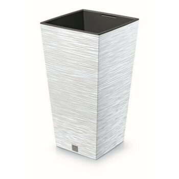 Kvetináč FURU SQUARE 39,5 cm, biela, 39 cm
