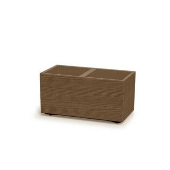 Kvetináč MADERA CASE ECO WOOD 77 cm, hnedá, M