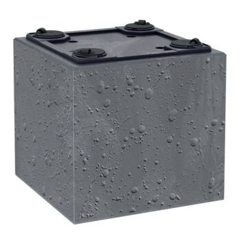 Kvetináč SIERRA CASE BETON EFFECT 57,7 cm,antracitová, S