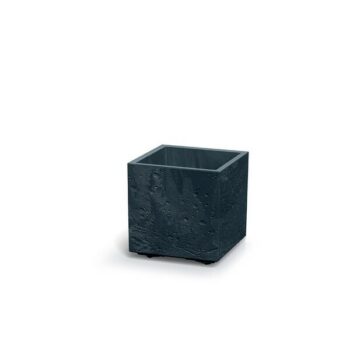 Kvetináč SIERRA SQUARE BETON EFFECT 28,8 cm,antracitová, S