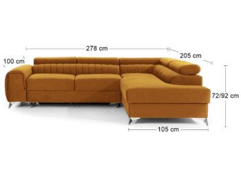 Rohová sedačka s rozkladom a úložným priestorom LACANTE P je krásna, pohodlná sedačka, ktorá vytvorí ideálny priestor pre oddych a dokonalé miesto pre stretnutia s rodinou či priateľmi. Sedačka očarí nie len svojim dokonale prepracovaným dizajnom, ale tiež krásnym farebným prevedením, jedinečným…