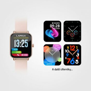 LAMAX Chytré hodinky pre deti Bcool 2 Play, rosegold