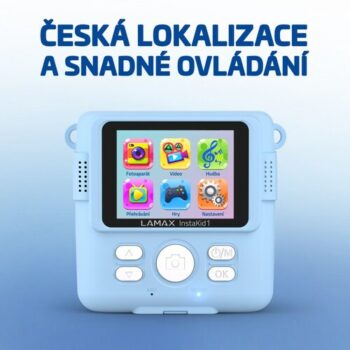 LAMAX InstaKid1 detský fotoaparát, modrá
