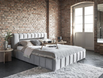 V posteli strávime značnú časť života a preto je dôležité dbať na to, akú posteľ vybrať. Čalúnená manželská posteľ s roštom LAMIA DUP 160 je originálnym kúskom, ktorý nie len krásne oživí, rozžiari spálňu, dodá jej štýl a stane sa praktickou a funkčnou súčasťou Vašej spálne. Vďaka LED osvetleniu,…