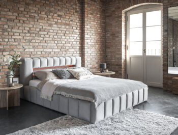 V posteli strávime značnú časť života a preto je dôležité dbať na to, akú posteľ vybrať. Čalúnená manželská posteľ s roštom LAMIA DUP 160 je originálnym kúskom, ktorý nie len krásne oživí, rozžiari spálňu, dodá jej štýl a stane sa praktickou a funkčnou súčasťou Vašej spálne. Vďaka LED osvetleniu,…