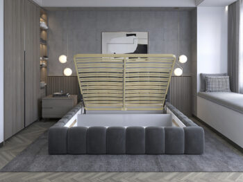 V posteli strávime značnú časť života a preto je dôležité dbať na to, akú posteľ vybrať. Čalúnená manželská posteľ s roštom LAMIA DUP 180 je originálnym kúskom, ktorý nie len krásne oživí, rozžiari spálňu, dodá jej štýl a stane sa praktickou a funkčnou súčasťou Vašej spálne. Vďaka LED osvetleniu,…