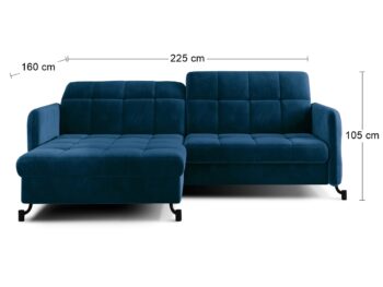 Jednoduchý štýl krásnej rohovej sedačky s rozkladom a úložným priestorom LANTE L dokonale dopĺňa elegantné prešívanie sedacej, opierkovej časti aj opierok rúk. Premeňte srdce Vášho domova na priestor, ktorý v sebe ukrýva nezameniteľný charakter, bude pôsobiť vkusne, symetricky a pokojne. Sedačka…