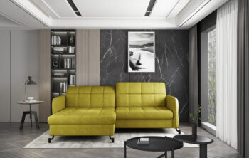 Jednoduchý štýl krásnej rohovej sedačky s rozkladom a úložným priestorom LANTE L dokonale dopĺňa elegantné prešívanie sedacej, opierkovej časti aj opierok rúk. Premeňte srdce Vášho domova na priestor, ktorý v sebe ukrýva nezameniteľný charakter, bude pôsobiť vkusne, symetricky a pokojne. Sedačka…