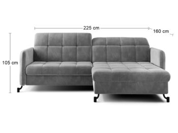 Jednoduchý štýl krásnej rohovej sedačky s rozkladom a úložným priestorom LANTE P dokonale dopĺňa elegantné prešívanie sedacej, opierkovej časti aj opierok rúk. Premeňte srdce Vášho domova na priestor, ktorý v sebe ukrýva nezameniteľný charakter, bude pôsobiť vkusne, symetricky a pokojne. Sedačka…