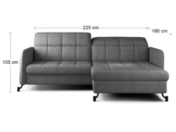 Jednoduchý štýl krásnej rohovej sedačky s rozkladom a úložným priestorom LANTE P dokonale dopĺňa elegantné prešívanie sedacej, opierkovej časti aj opierok rúk. Premeňte srdce Vášho domova na priestor, ktorý v sebe ukrýva nezameniteľný charakter, bude pôsobiť vkusne, symetricky a pokojne. Sedačka…