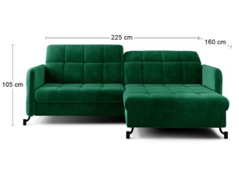 Jednoduchý štýl krásnej rohovej sedačky s rozkladom a úložným priestorom LANTE P dokonale dopĺňa elegantné prešívanie sedacej, opierkovej časti aj opierok rúk. Premeňte srdce Vášho domova na priestor, ktorý v sebe ukrýva nezameniteľný charakter, bude pôsobiť vkusne, symetricky a pokojne. Sedačka…