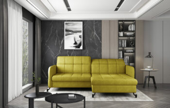 Jednoduchý štýl krásnej rohovej sedačky s rozkladom a úložným priestorom LANTE P dokonale dopĺňa elegantné prešívanie sedacej, opierkovej časti aj opierok rúk. Premeňte srdce Vášho domova na priestor, ktorý v sebe ukrýva nezameniteľný charakter, bude pôsobiť vkusne, symetricky a pokojne. Sedačka…