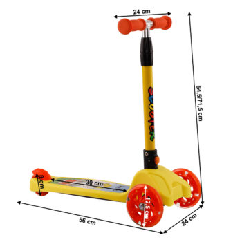 Kolobežka je vyrobená…