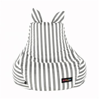Sedací vak LAPIN so zábavnými uškami v hornej časti Vám ponúka priestor pre úplný relax. Jeho rozmery sú (ŠxHxV): 50x72x75 cm. Vyplnený je EPS (polystyrénové guľôčky) s objemom výplne 150 litrov a možnosťou pridávať a odoberať guľôčky vďaka zipsu, ktorým disponuje. Jeho nosnosť je až do 90 kg. Vak…