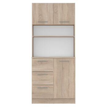 Vneste do svojho domova poriadok a štýl s trojdverovým kredencem LASET NEW! Tento elegantný kus nábytku je vyrobený z laminovanej DTD s hrúbkou 1,6 cm a vyniká modernou farbou dub sonoma, ktorá priestoru dodá sviežosť a súčasný vzhľad. Kredenc je ideálnym…