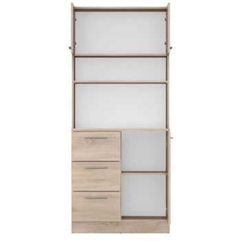 Vneste do svojho domova poriadok a štýl s trojdverovým kredencem LASET NEW! Tento elegantný kus nábytku je vyrobený z laminovanej DTD s hrúbkou 1,6 cm a vyniká modernou farbou dub sonoma, ktorá priestoru dodá sviežosť a súčasný vzhľad. Kredenc je ideálnym…