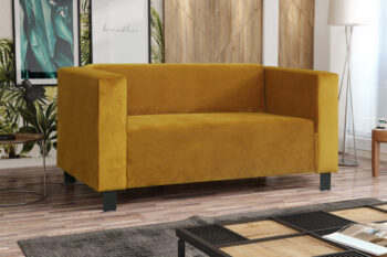 Jednoduchá a štýlová pohovka LAURA sa bude vynímať vo Vašom interiéri. Využitie nájde v obývačke, hosťovskej izby či kancelárii. Moderný vzhľad jej dodáva farebné prevedenie a efektné nožičky.Pohovka je vyrobená v kombinácii lepenky a borovicového dreva. Výplň sedáku tvorí vlnovcová pružina a polyuretánová pena T25. Výplň opierok tvorí polyuretánova pena T25. Sedacia časť a opierka je čalúnené látkou Kronos 31.Celkové rozmery pohovky (v/š/h): 78 x 146  x 81 cm. Hĺbka sedadla bez vankúšov: 54 cm, výška sedadla od zeme: 40 cm. Pohovka nie je rozkladacia, a je bez úložného priestoru.Skutočné rozmery sa môžu líšiť do 5 cm, je to spôsobené špecifickosťou čalúnnických výrobkov.Pohovka má zaujímavé a elegantné nožičky farby prírodného dreva. 