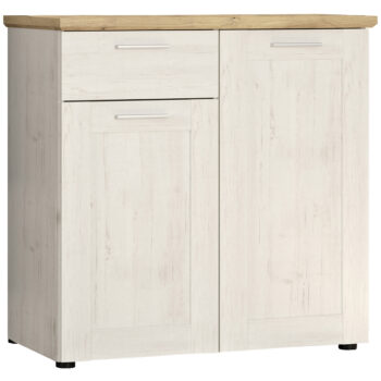 Elegantnú predsieň LAVRION si môžete zakúpiť ako zostavu, ktorú tvorí (ŠxHxV): dvojdverová komoda so zásuvkou (93,2x39,2x90,9 cm), predsieňová skriňa (78,4x39,2x199,7 cm), vešiakový panel (78,4x29x108,8 cm), botník (skrinka na topánky) (93,2x39,2x90,9 cm) a zrkadlo (93,2x4,8x83,2 cm). Farebné…