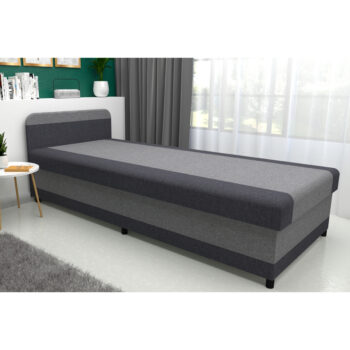 Čalúnená jednolôžková posteľ Lea v elegantnej svetlosivej a sivej farbe je ideálnym riešením pre moderné interiéry. Táto posteľ, ktorá patrí do kategórie nábytku do spálne, ponúka komfort a štýl pre každého dospelého užívateľa. S rozmermi 80 x 200 cm poskytuje dostatočný priestor na pohodlný…