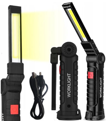 LED COB pracovná lampa dielenská lampa
