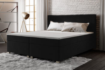Štýlová a elegantná posteľ LEMOND, patrí medzi moderné manželské postele. Patrí k posteliam typu BOXSPRING. Dizajnovým prvkom je jej čelo, ktoré tiež ochráni vašu stenu pred oderom. Posteľ je čalúnená. Použitá je kvalitná látka COSMIC 100. Súčasťou postele je matrac a rošt, bez topperu. Pre väčší komfort si môžete dokúpiť praktický vrchný krycí matrac TOPPER (viď. doporučené produkty). Rozmery (š,v,h): 190 x 110 x 208 cm. Výška nožičiek: 6 cm. Spacia plocha: 180 x 200 cm. Ďalšie rozmery viď. foto. Maximálna nosnosť postele: 240 kg. V našej ponuke nájdete aj ďalšie prevedenia a rozmery postelí LEMOND. Dodávame v demontovanom stave.