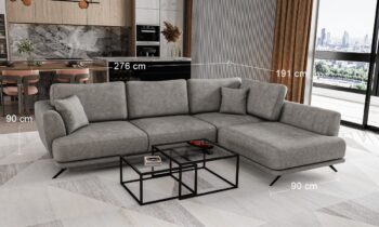 Snívate o sedačke, ktorá splní všetky Vaše požiadavky na pohodlné a príjemné sedenie a relax? Rohová sedačka s rozkladom a úložným priestorom LEONA P bude pre Vás tou správnou voľbou. Je to krásny kus nábytku, ktorý vyniká eleganciou, detailnosťou a funkčnosťou. Dokonalé pohodlie je zabezpečené…