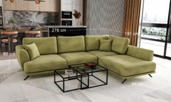 Snívate o sedačke, ktorá splní všetky Vaše požiadavky na pohodlné a príjemné sedenie a relax? Rohová sedačka s rozkladom a úložným priestorom LEONA P bude pre Vás tou správnou voľbou. Je to krásny kus nábytku, ktorý vyniká eleganciou, detailnosťou a funkčnosťou. Dokonalé pohodlie je zabezpečené…