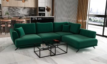 Snívate o sedačke, ktorá splní všetky Vaše požiadavky na pohodlné a príjemné sedenie a relax? Rohová sedačka s rozkladom a úložným priestorom LEONA P bude pre Vás tou správnou voľbou. Je to krásny kus nábytku, ktorý vyniká eleganciou, detailnosťou a funkčnosťou. Dokonalé pohodlie je zabezpečené…