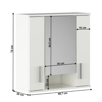 Predstavujeme vám kúpeľňovú skrinku na stenu Lessy New 1 v elegantnej bielej farbe, ktorá je ideálnym riešením pre moderné interiéry. Táto skrinka od renomovanej značky KONDELA je navrhnutá tak, aby poskytovala praktické úložné priestory a zároveň esteticky dopĺňala vašu…