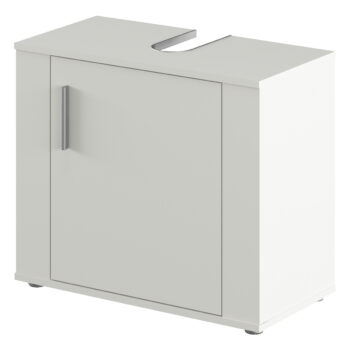 Predstavujeme vám kúpeľňovú skrinku pod umývadlo Lessy New 2 v elegantnej bielej farbe, ktorá je ideálnym riešením pre moderné interiéry. Táto skrinka je navrhnutá tak, aby poskytovala praktické úložné priestory a zároveň esteticky dopĺňala vašu kúpeľňu.