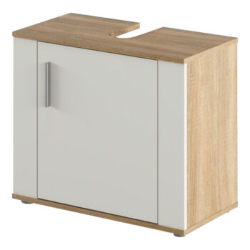 Premeňte svoju kúpeľňu na štýlovú oázu pokoja a relaxácie s kúpeľňovým nábytkom LESSY NEW. Vďaka kombinácii kvalitnej laminovanej DTD, elegantnej bielej matnej farby a dekora dub sonoma vnesie do vášho interiéru harmóniu a moderný dizajn. Súčasťou kolekcie…