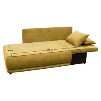 Vytvorte si útulný a štýlový domov s touto krásnou rozkladacou pohovkou LIAMI P v pravom prevedení, ktorá je ideálnym miestom na relax a každodenné používanie. Naša pohovka je spojenie elegancie a praktickosti, navyše nezaberie veľa miesta. Hodí…