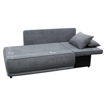 Vytvorte si útulný a štýlový domov s touto krásnou rozkladacou pohovkou LIAMI P v pravom prevedení, ktorá je ideálnym miestom na relax a každodenné používanie. Naša pohovka je spojenie elegancie a praktickosti, navyše nezaberie veľa miesta. Hodí…