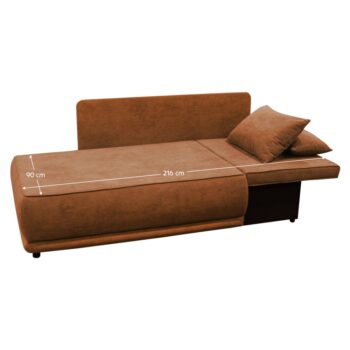 Vytvorte si útulný a štýlový domov s touto krásnou rozkladacou pohovkou LIAMI P v pravom prevedení, ktorá je ideálnym miestom na relax a každodenné používanie. Naša pohovka je spojenie elegancie a praktickosti, navyše nezaberie veľa miesta. Hodí…