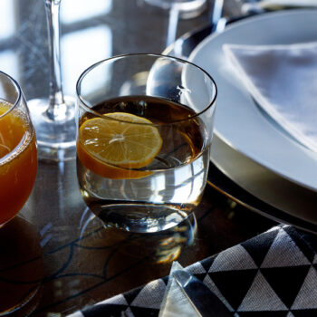 KONDELA Lilo Typ 5 pohár na vodu (6 ks) 360 ml svetlohnedá dymová – Obrázok 5