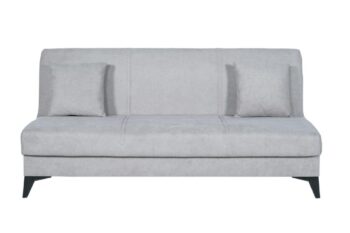 Model LIMAN predstavuje veľmi elegantnú pohovku, ktorú v prípade potreby môžete rozložiť a využiť na príležitostné spanie nielen pre vás, ale aj vašich hostí. Dokonale sa hodí do malých bytov a kancelárií. Vďaka jej menším rozmerom a vysokým nožičkám bude interiér vyzerať priestrannejší a vzdušnejší. Pohodlná moderná pohovka LIMAN s funkciou spania bude praktickým kúskom do každého interiéru pre každodenný odpočinok. Za komfort sedenia a spania sú zodpovedné pružiny Bonnell a vysoko kvalitná PUR pena. Úložný priestor pod sedákom ocení každý majiteľ. Sedačka je čalúnená kvalitnou sivou poťahovou látkou a stojí na čiernych plastových nožičkách.Špecifikácia:spacia plocha po rozložení: 182x108 cmcelkové rozmery: H:78 / Š:185 / V:90 cmDodávame v demonte. 