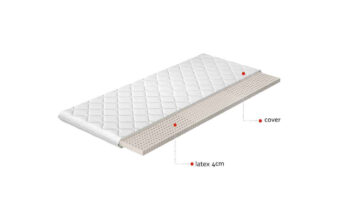 NABBI Linez 200 obojstranný penový matrac (topper) latex / látka – Obrázok 2