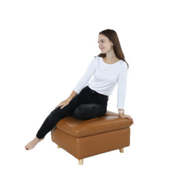 Taburetka Linsy v elegantnej zlatohnedej farbe so svetlým orechovým nádychom je ideálnym doplnkom pre váš interiér. Tento moderný kus nábytku od značky KONDELA ponúka nielen štýlový vzhľad, ale aj praktickosť a pohodlie. Je vyrobená z kvalitnej kože a ekokože,…