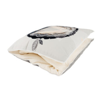 KONDELA Linsy trojsedačka svetlosivá / svetlý orech – Obrázok 8